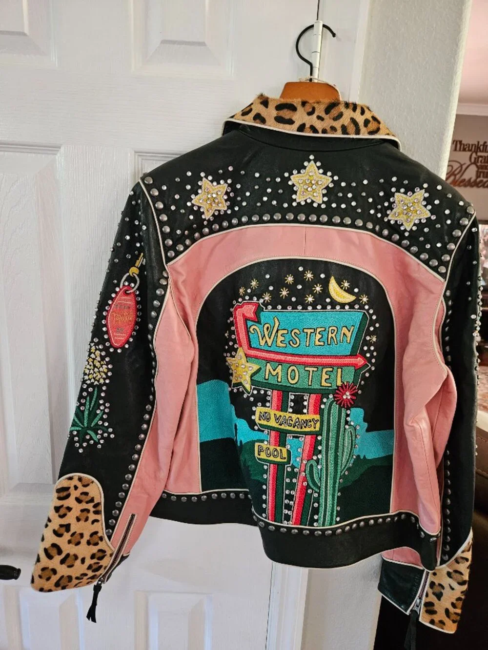 DDR WESTERN MOTEL LEATHER JACKET NWT 2X - Picture 2 of 2